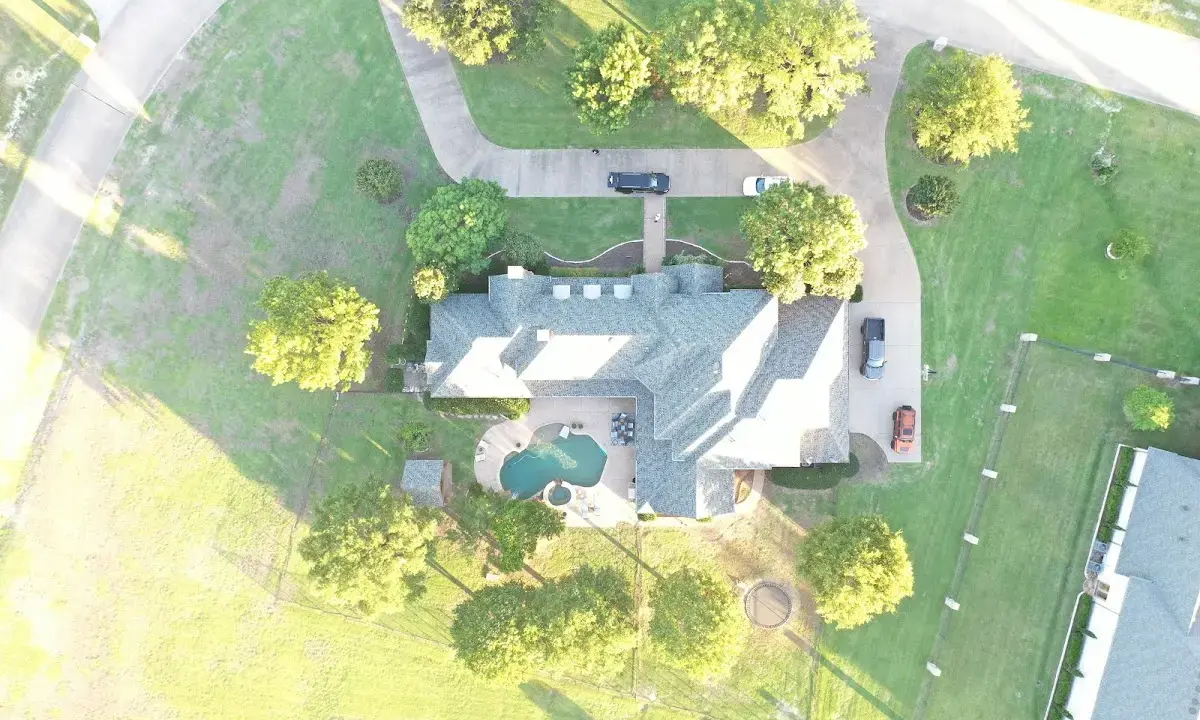 New shingle roof installation on a home in Purcellville